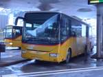 (158'793) - Moosalp Tours, Stalden - VS 34'455 - Irisbus am 15. Februar 2015 beim Bahnhof Visp