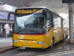 (188'868) - PostAuto Wallis - VS 372'650 - Irisbus am 18. Februar 2018 beim Bahnhof Visp
