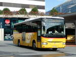 (253'813) - BUS-trans, Visp - VS 113'000/PID 5166 - Irisbus am 15. August 2023 beim Bahnhof Visp