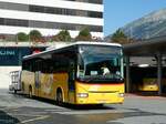 (253'821) - PostAuto Wallis - VS 415'900/PID 10'082 - Irisbus am 15. August 2023 beim Bahnhof Visp
