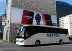 Visp/858009/265107---carron-fully---vs (265'107) - Carron, Fully - VS 24'050 - Setra am 28. Juli 2024 beim Bahnhof Visp