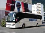 Visp/858010/265108---carron-fully---vs (265'108) - Carron, Fully - VS 24'050 - Setra am 28. Juli 2024 beim Bahnhof Visp