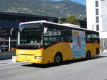 Visp/858358/265217---bus-trans-visp---vs (265'217) - BUS-trans, Visp - VS 113'000/PID 5166 - Irisbus am 28. Juli 2024 beim Bahnhof Visp