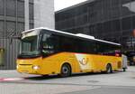 (265'345) - PostAuto Wallis - VS 32'092/PID 5460 - Irisbus (ex CarPostal Ouest) am 3. August 2024 beim Bahnhof Visp