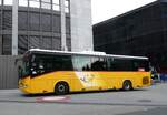 Visp/859018/265378---postauto-wallis---vs (265'378) - PostAuto Wallis - VS 566'240/PID 5174 - Irisbus (ex BUS-trans, Visp) am 3. August 2024 beim Bahnhof Visp