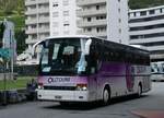 Visp/859034/265394---olitours-saxon---vs (265'394) - Olitours, Saxon - VS 71'302 - Setra am 3. August 2024 beim Bahnhof Visp