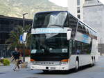 Visp/860163/265735---intertours-domdidier---fr (265'735) - Intertours, Domdidier - FR 300'654 - Setra am 16. August 2024 beim Bahnhof Visp