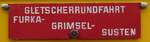 (280'734) - Routentafel - GLETSCHERRUNDFAHRT - FURKA - GRIMSEL - SUSTEN - am 27. September 2025 beim Bahnhof Wdenswil