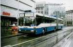 (022'510) - VBZ Zrich - Nr. 114 - Mercedes Gelenktrolleybus am 18. April 1998 in Zrich, Lwenplatz