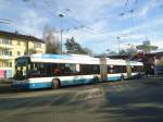 (148'277) - VBZ Zrich - Nr. 62 - Hess/Hess Doppelgelenktrolleybus am 9. Dezember 2013 in Zrich, Bucheggplatz