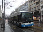 (189'678) - VBZ Zrich - Nr. 63 - Hess/Hess Doppelgelenktrolleybus am 26. Mrz 2018 in Zrich, Lwenplatz