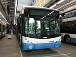 (236'448) - VBZ Zürich - Nr. 85 - Hess/Hess Doppelgelenktrolleybus am 28. Mai 2022 in Zürich, Garage Hardau