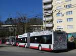 (273'516) - SW Winterthur - Nr. 122 - Hess/Hess Gelenktrolleybus am 2. April 2025 in Winterthur, Wülflingen