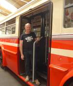(198'849) - DPP Praha - Nr. 431 - Tatra Trolleybus (ex DPB Bratislava; ex DPMIJ Liberec; ex DPP Praha Nr. 431) am 20. Oktober 2018 in Praha PNV-Museum (Teilaufnahme)