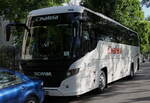 budapest/861129/aus-bulgarien-kaleia-sofia---cb Aus Bulgarien: Kaleia, Sofia - CB 8137 MK - Scania/Higer am 13. Mai 2024 in Budapest (Aufnahme: Martin Beyer)